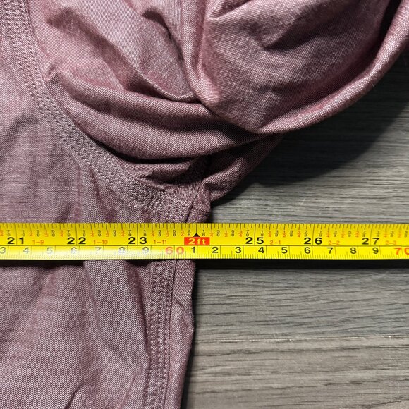 Patagonia Men's Long-Sleeved Lightweight Chambray Shirt - Red - Picture 5 of 6